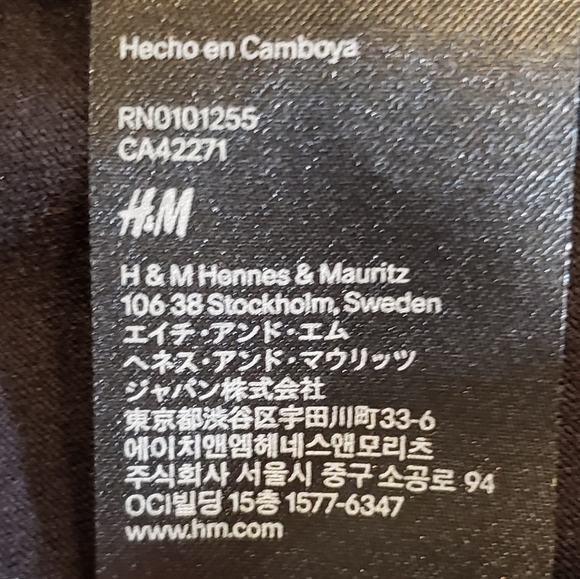 H&M Sheer Mesh Insert Dress Size L - Picture 8 of 8